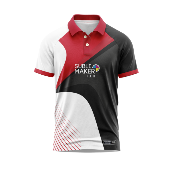 Playera tipo polo full print mod01